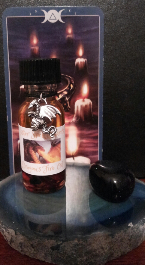 SpellBinders Dragon Fire Oil - Click Image to Close